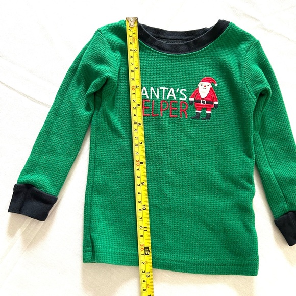 Santa’s  Helper pajama for toddler. - Picture 5 of 6